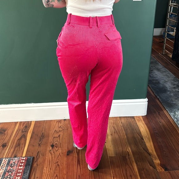 Raspberry Cord Pant - Picture 3 of 5